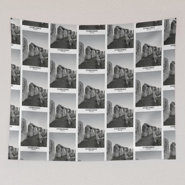 Item preview, Stonehenge England Dorm Room Essentials Minimalist Poster Design  designed and sold by SirajDecors.