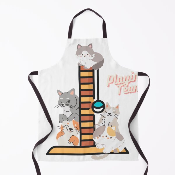 Item preview, cat playing team designed and sold by meesara.