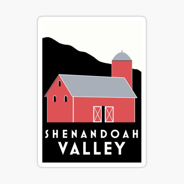Vista previa del artículo con la obra «Valle de Shenandoah», diseñado y vendido por Jeff Hansen Design RVA.