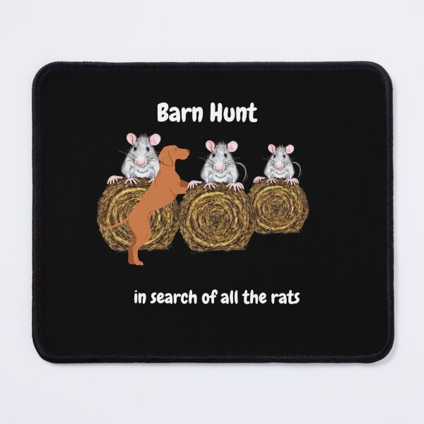 Item preview, Funny Barn Hunt - in search of all the rats with a Wirehaired Vizsla dog designed and sold by Just4doglovers.