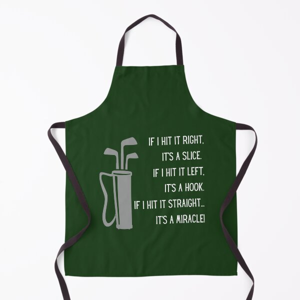 Item preview, If I Hit It Straight It's A Miracle, Funny Golf designed and sold by hottest-tees.