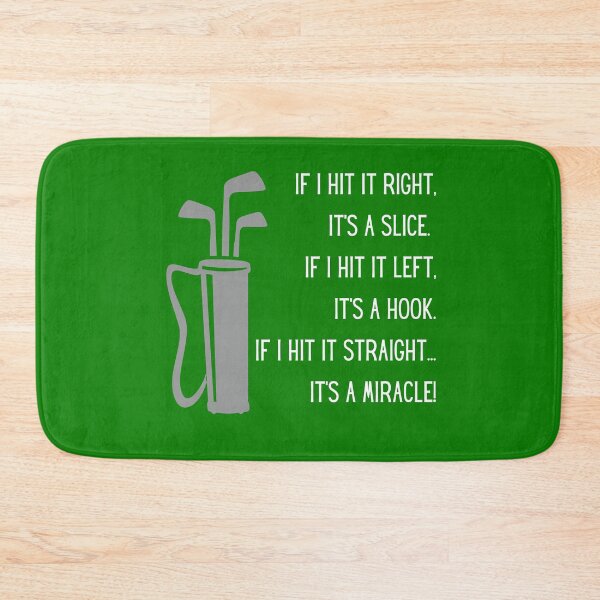 Item preview, If I Hit It Straight It's A Miracle, Funny Golf designed and sold by hottest-tees.