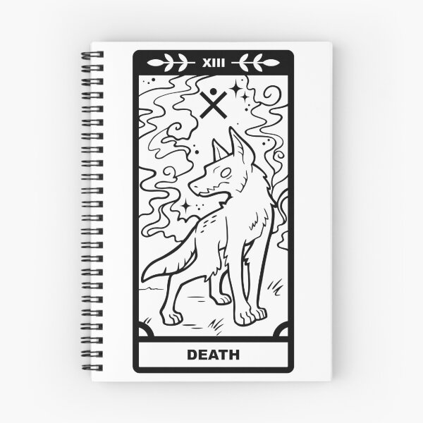 Artikelvorschau, Black Shuck x Death - Schwarze Linien entworfen und verkauft von CryptidCoven.