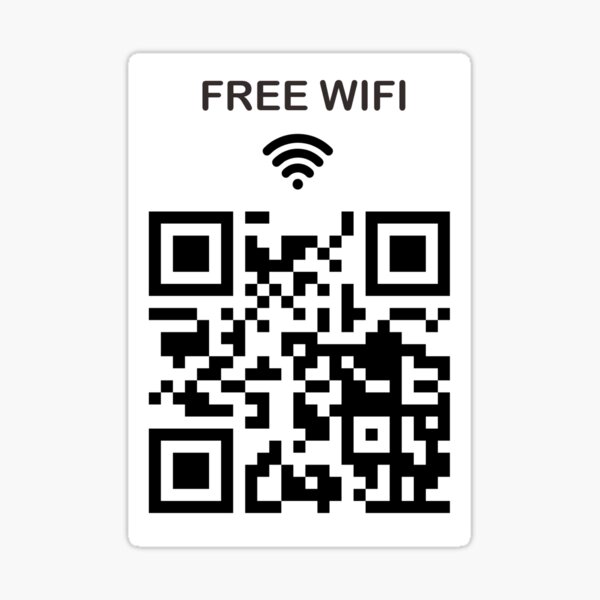  Rick Roll QR Code Wifi Sign Prank : Office Products