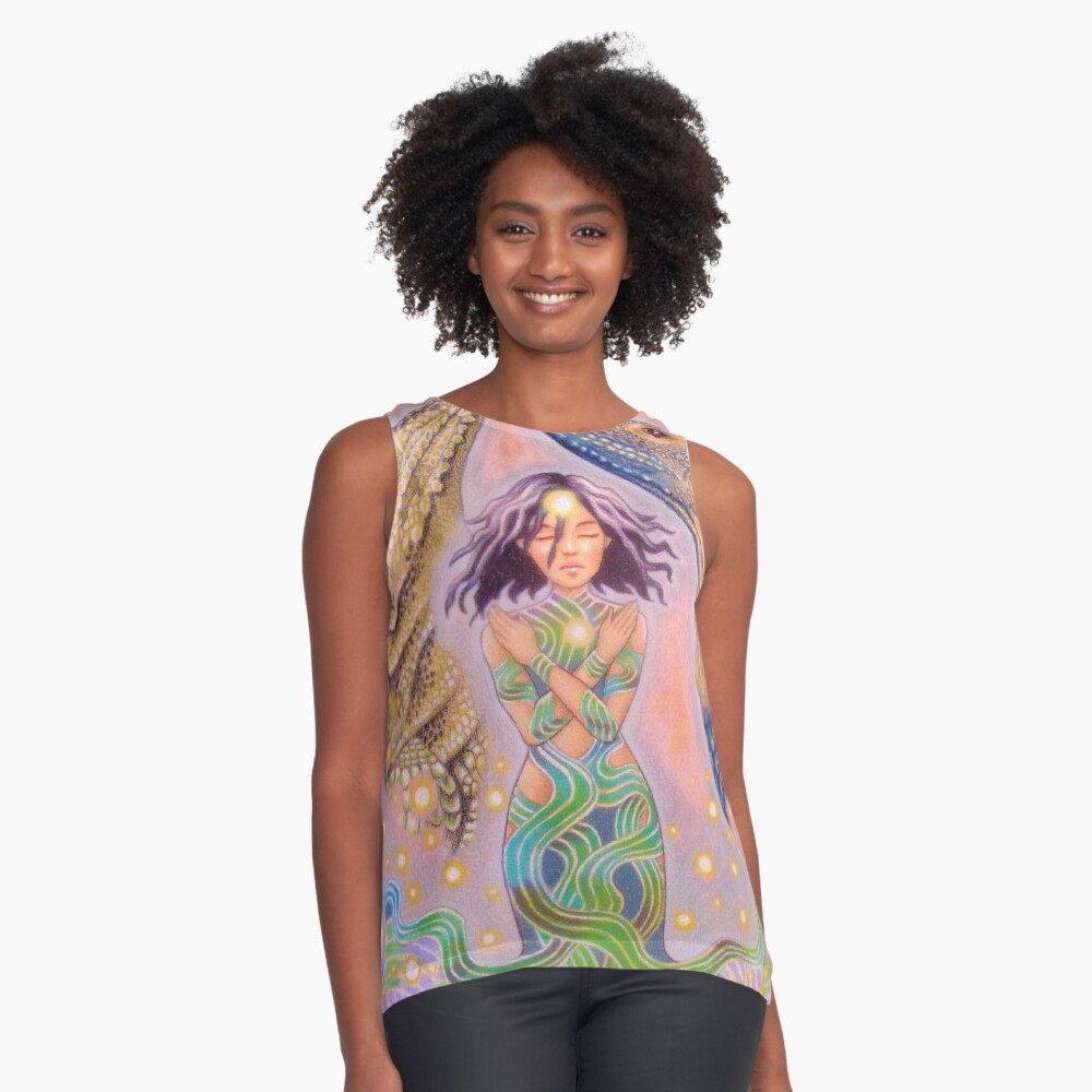 Item preview, Sleeveless Top designed and sold by AngelaDeRiso.
