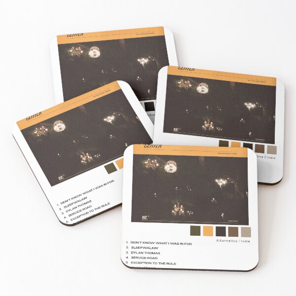 Item preview, Better Oblivion Community Center Album Cover Tracklist Minimalist simple design designed and sold by hannahstone88.