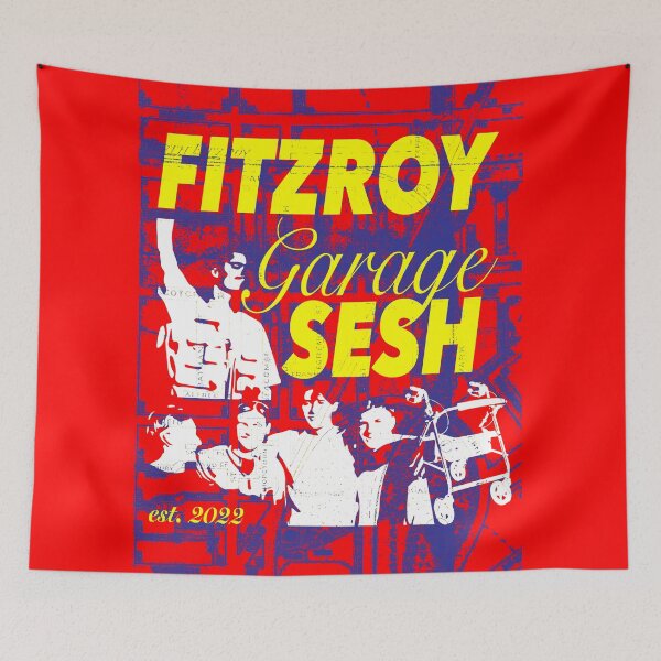 Item preview, fitzroy garage sesh [chaos colours design] designed and sold by vancelotkate.