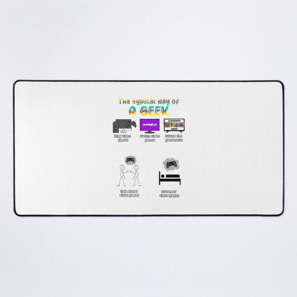 Item preview, Typical day of a geek designed and sold by JnA-Design.