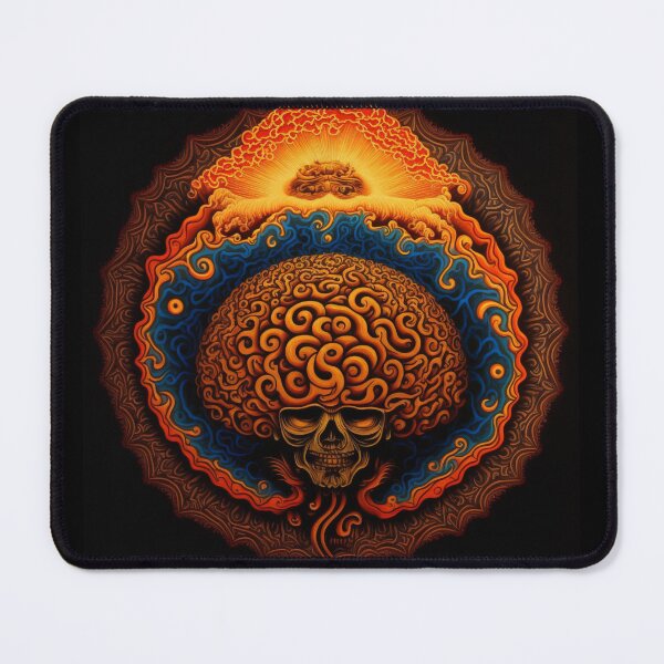 Item preview, Mind blown psychedelic skull tattoo art #2 designed and sold by Christolamber.
