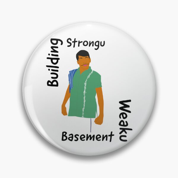 Item preview, Building Strong, basement weak, funny art designed and sold by Uduppu Kadai.