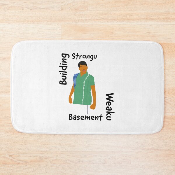 Item preview, Building Strong, basement weak, funny art designed and sold by Uduppu Kadai.