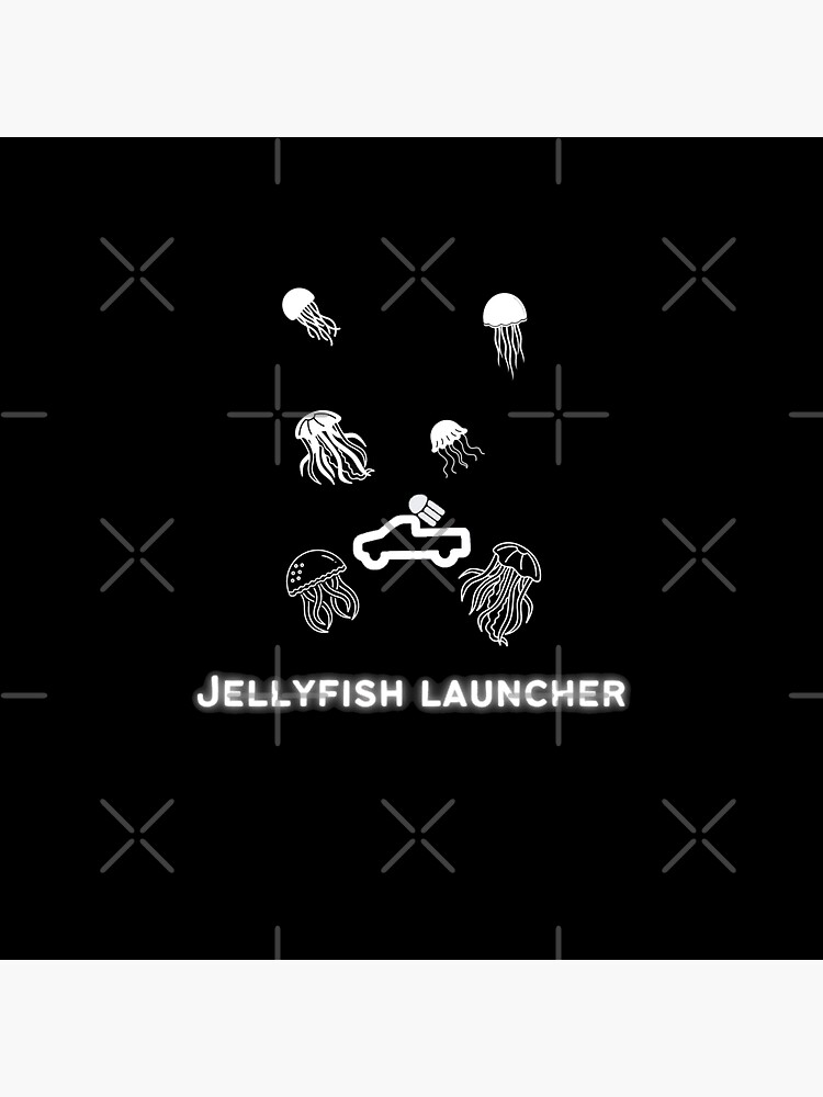 "Mechanic memes Jellyfish launcher button" Sticker for Sale by caileag