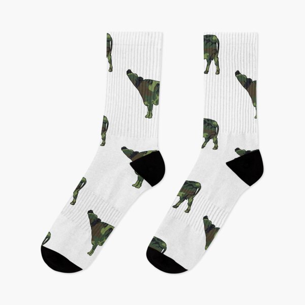 Item preview, COW-MOO-FLAGED COW Funny camouflage cow sticker  designed and sold by FarmsteadAcers.