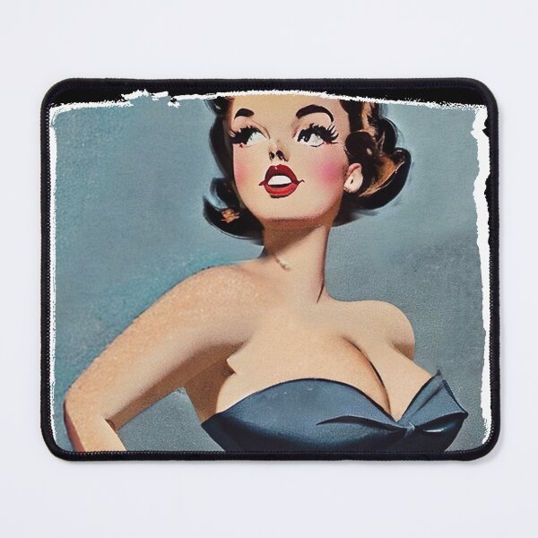 Item preview, Blue Sixties Pinup Girl designed and sold by cutestpinups.
