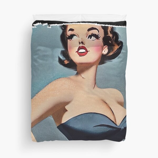 Zombie Pin Up Duvet Cover