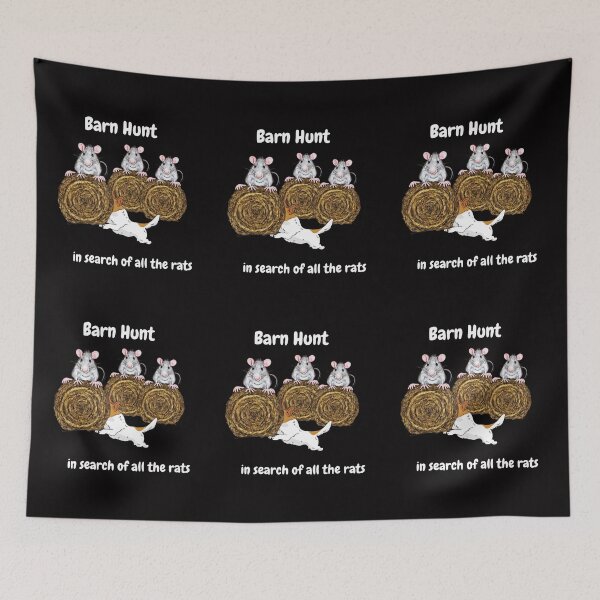 Item preview, Funny Barn Hunt - in search of all the rats with a Jack Russell Terrier designed and sold by Just4doglovers.