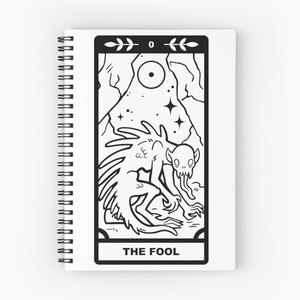 Item preview, Chupacabra x The Fool - Black Lines designed and sold by CryptidCoven.