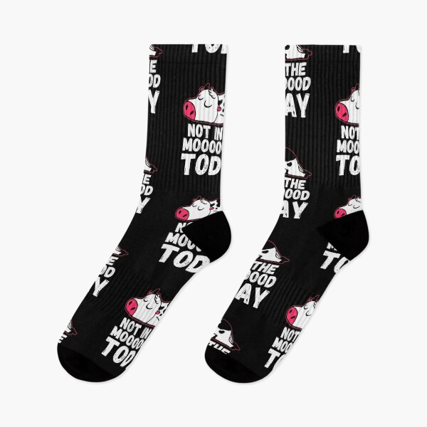 Item preview, Black version of Sleep cow is not in the mood designed and sold by FarmsteadAcers.