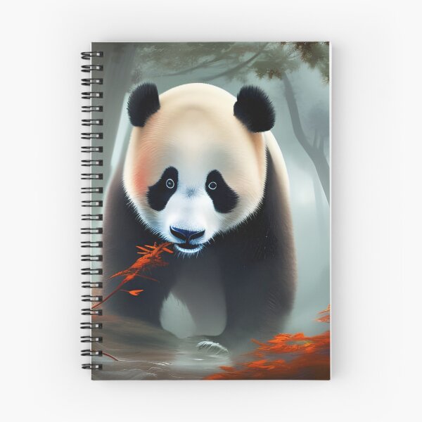 Item preview, Panda walking through Autumn Forest designed and sold by MIGSZ.