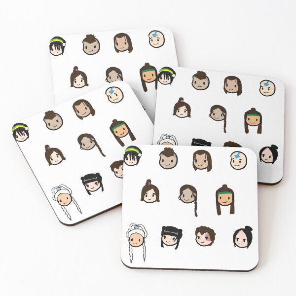 Item preview, Avatar (ATLA) characters chibi sticker pack designed and sold by Hanasroad.