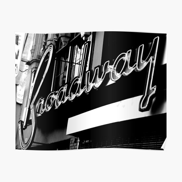 Vintage Broadway Poster