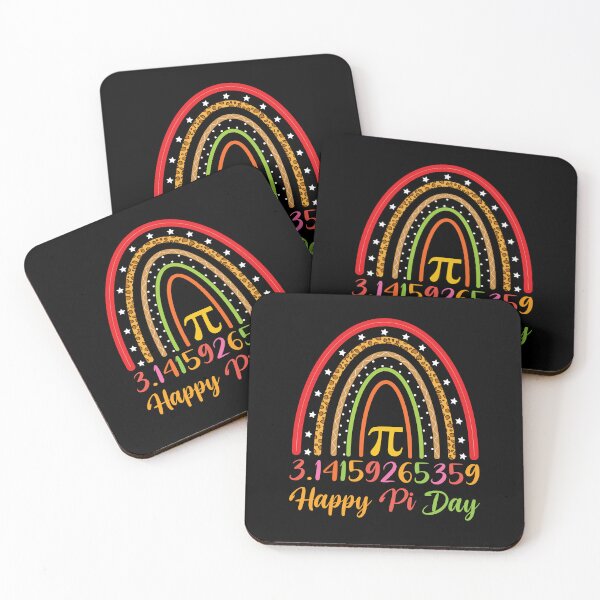 Item preview, Happy Pi Day Leopard Rainbow Design Geek Lover Math Teacher designed and sold by rifatart.