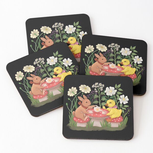 Artikelvorschau, Cottagecore Aesthetics Hase Ente Mushroom entworfen und verkauft von Basti09.