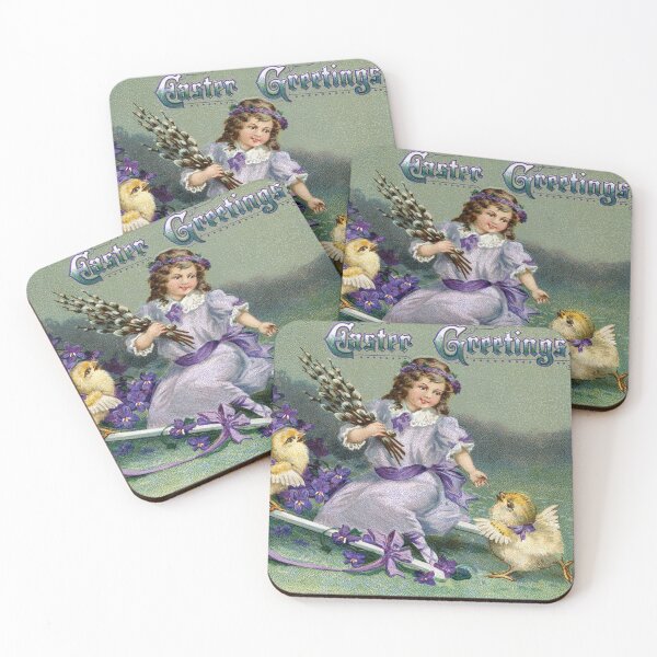 Item preview, Vintage Easter chicks,Vintage Easter Greetings,Vintage Easter Eggs designed and sold by Tamas Das.