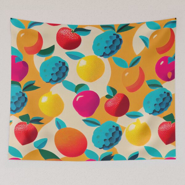 Item preview, Friuts Retro Pattern of the 2000s - Y2K Nostalgia, Back to the 90s designed and sold by HiArtify ❤️.