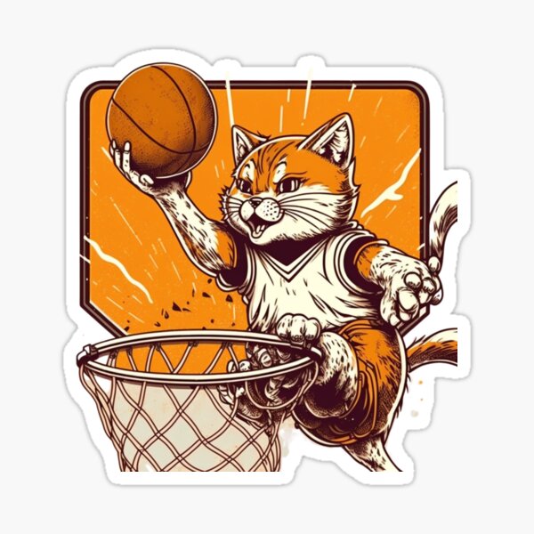 Regalos y productos: Gato Jugando Baloncesto | Redbubble