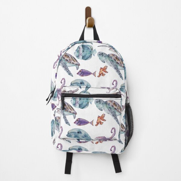 Item preview, Dolphin Sea Turtles and Octopus Ocean Creature Pattern designed and sold by mysticblvd.