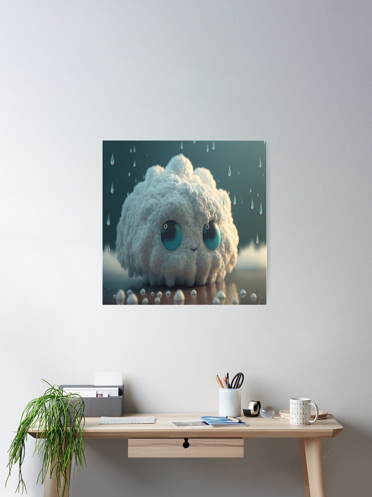 gratisography rain cloud with googles Poster for Sale by bhamero