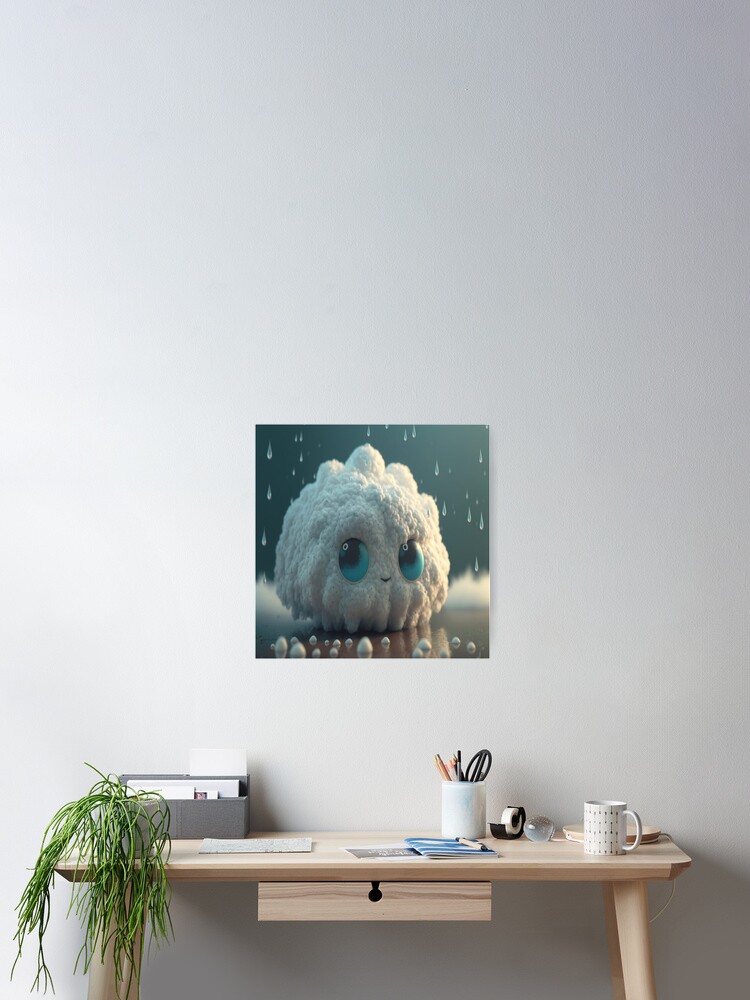 gratisography rain cloud with googles Poster for Sale by bhamero