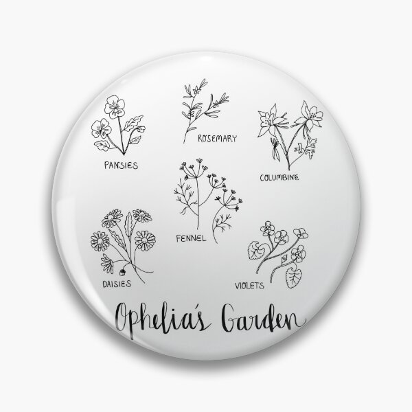 Item preview, Ophelia’s Garden - Hamlet designed and sold by luciddreame.