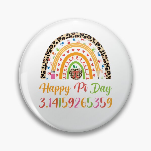 Artikelvorschau, Leopard Rainbow Happy Pi Day Geek Math Lover Jungen Mädchen Kinder entworfen und verkauft von rifatart.
