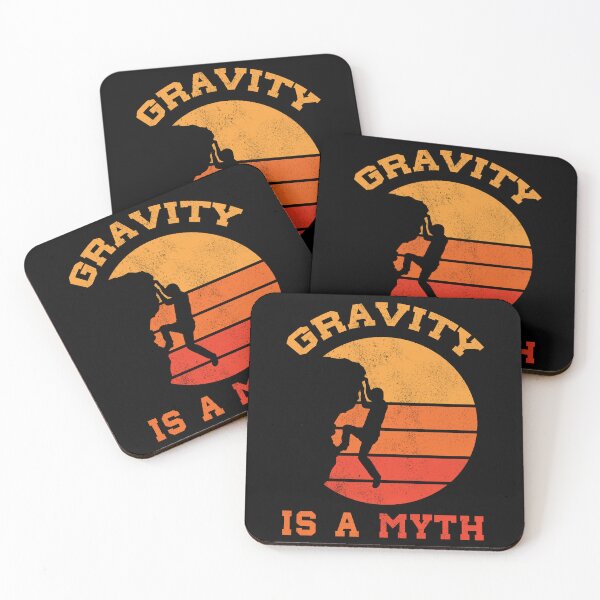 Item preview, Gravity Is a Myth Classic Vintage Sunset Design for Climbers designed and sold by Xx4thseasonxX.