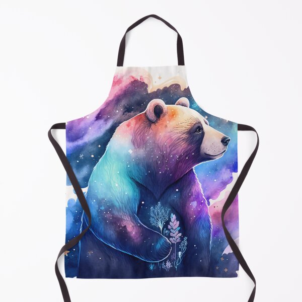 Item preview, Colorful bear in the night designed and sold by knuppify.