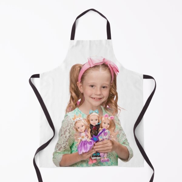 Item preview, like Nastya dolls | nastya holding three dolls with cute smile designed and sold by theJuniorJams.