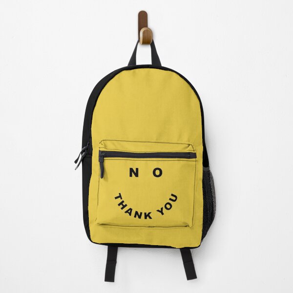 Item preview, No Thank You (Yellow) Funny Offensive Saying designed and sold by quarantine81.