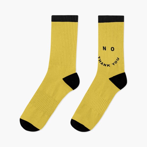 Item preview, No Thank You (Yellow) Funny Offensive Saying designed and sold by quarantine81.