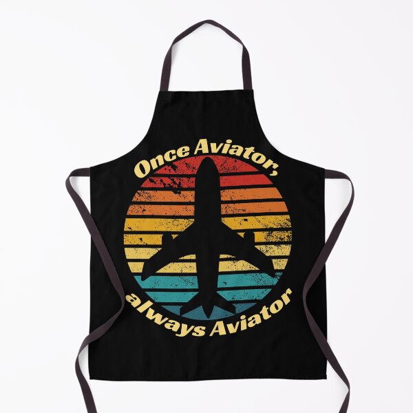 Item preview, Once aviator, always aviator retro sunset airplane pilot designed and sold by SpicyAviator.