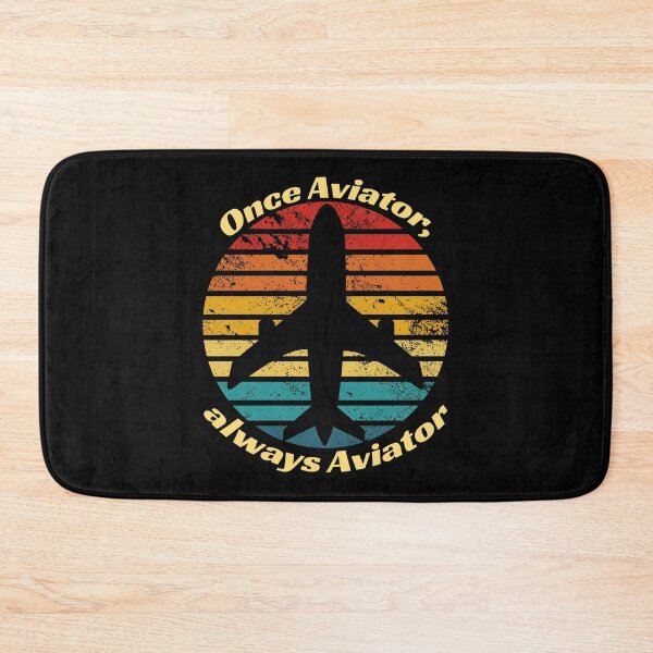Item preview, Once aviator, always aviator retro sunset airplane pilot designed and sold by SpicyAviator.
