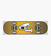 Skateboard with CCTV 1984 graphics Photographic Print