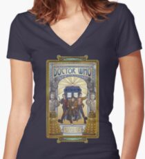 All of Time and Space Women's Fitted V-Neck T-Shirt