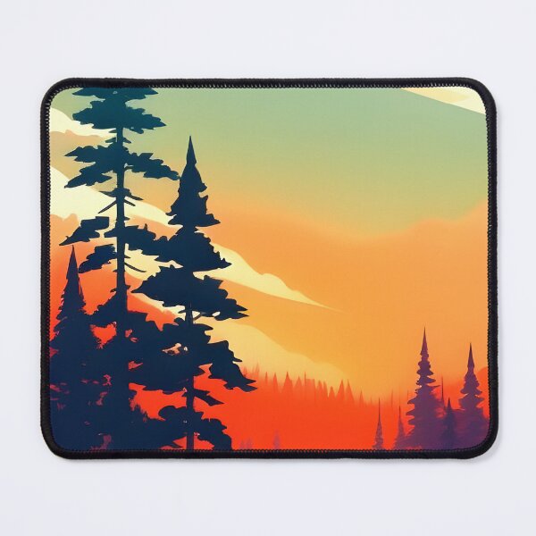 Item preview, Add a Touch of Beauty and Tranquility to Your Home with Our Wide Range of Gorgeous Minimalist Forest Landscape Prints designed and sold by supeart.