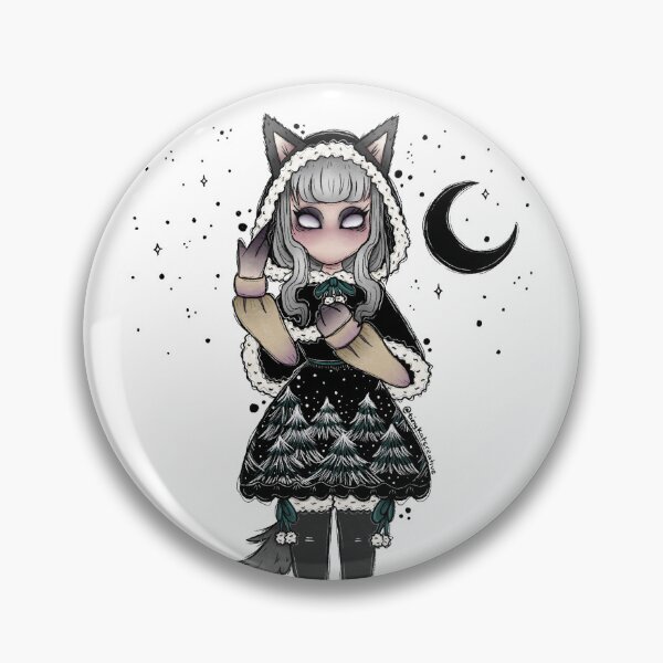 Item preview, Wolf Girl - Creepy Cute | DTIYS Challenge Entry designed and sold by TinyKatCreative.