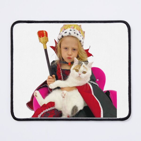 Item preview, Nastya in a Halloween themed attire with a cat, like nastya with crown cap designed and sold by theJuniorJams.