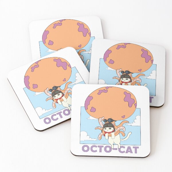 Item preview, Octo-Cat Express Version 2 designed and sold by kittengallery.