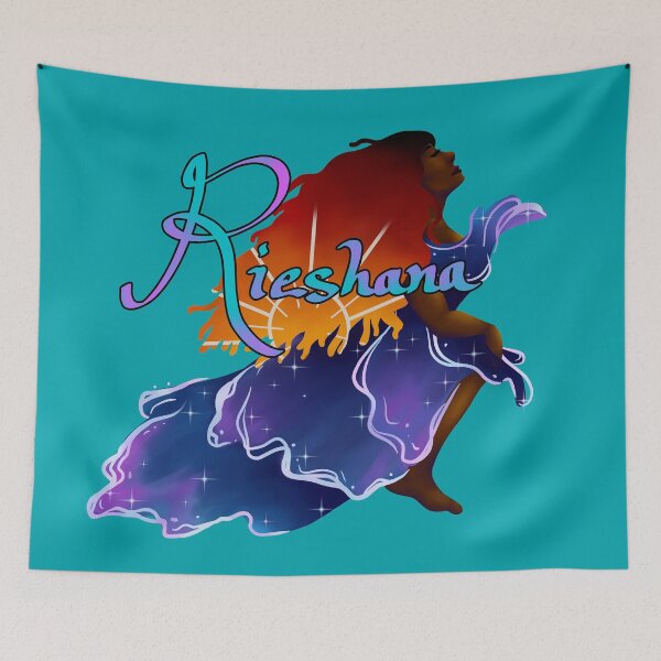 Item preview, Rieshana Name Art designed and sold by AvalonUnmuzzled.