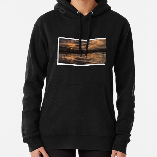 on reflection.... by Phil Darby Pullover Hoodie